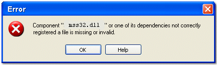 mss32.dll is missing from your computer free download