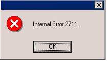 2711 Error - Fix The 2711 Error For Good