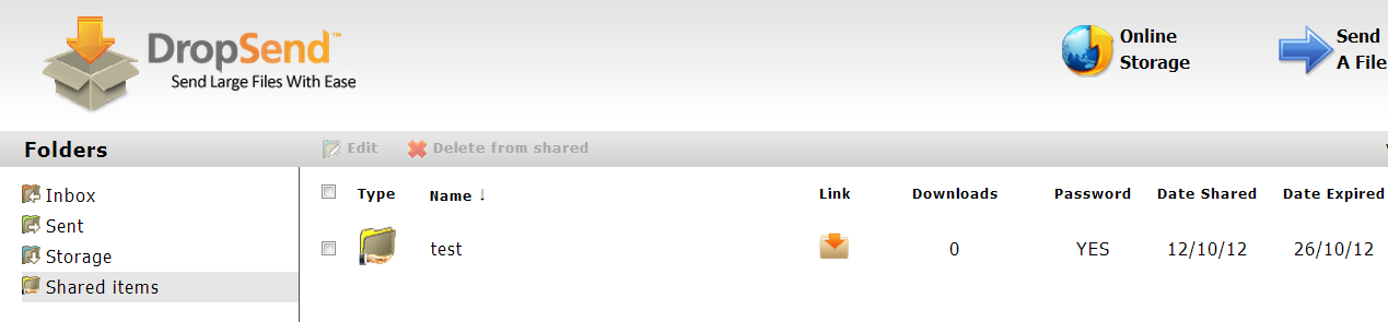 Shared Items