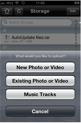 Upload Music Tracks