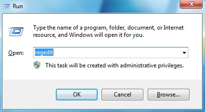 regedit