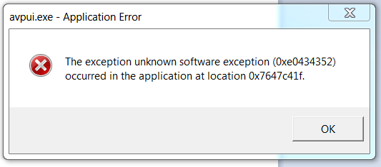 avpui.exe error