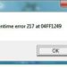How To Fix Runtime Error 217